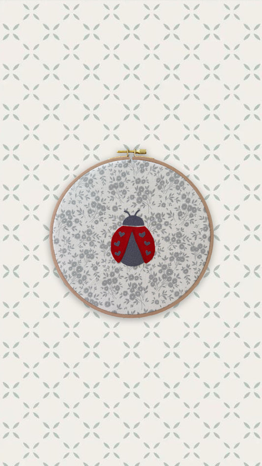 patchwork pieces - lieveheersbeestje