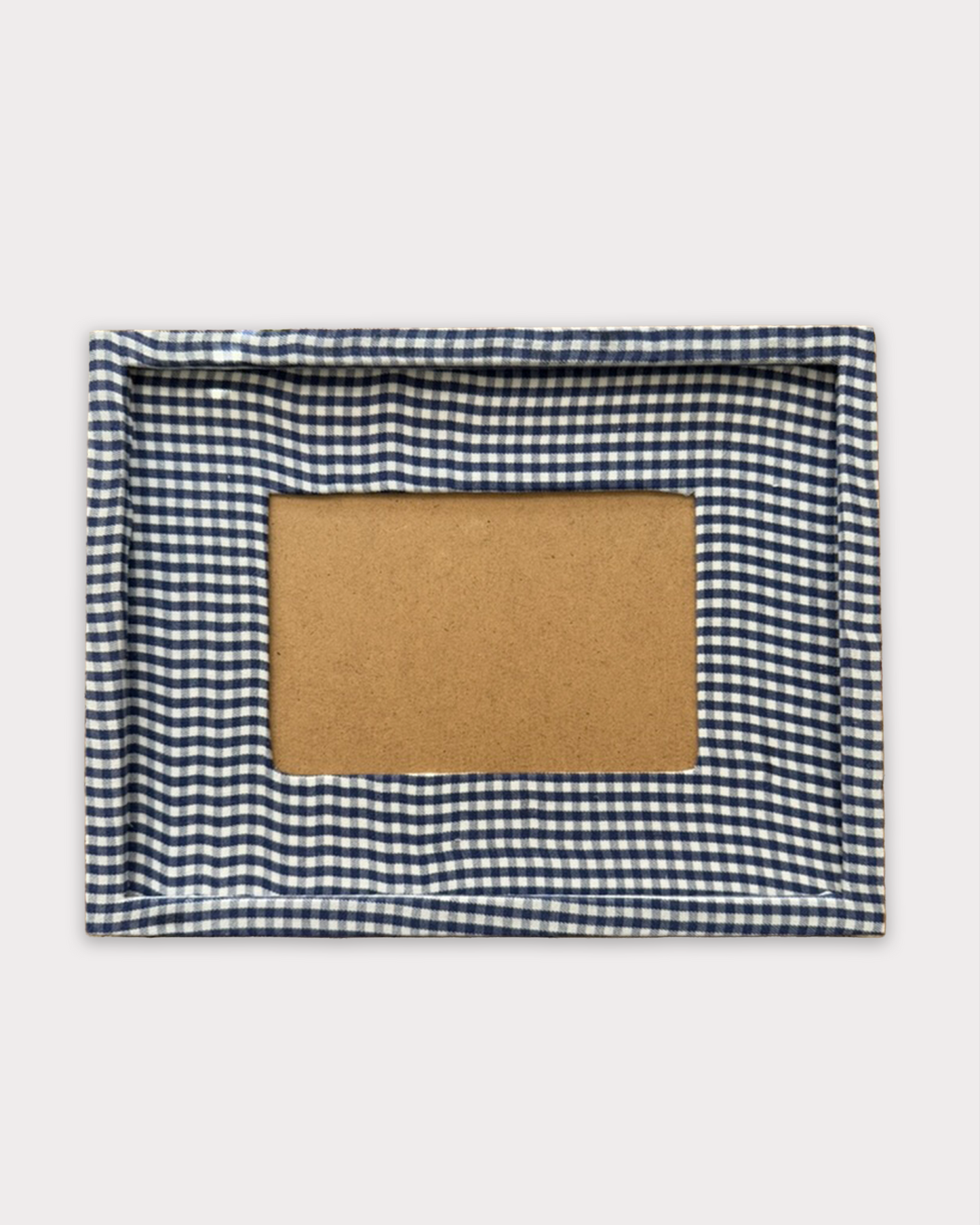 fabric frames - double navy vichy