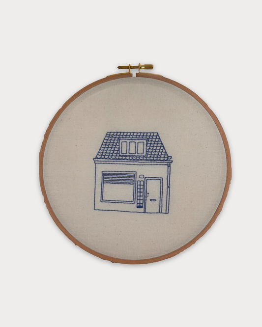 huis borduurwerk - personaliseer!