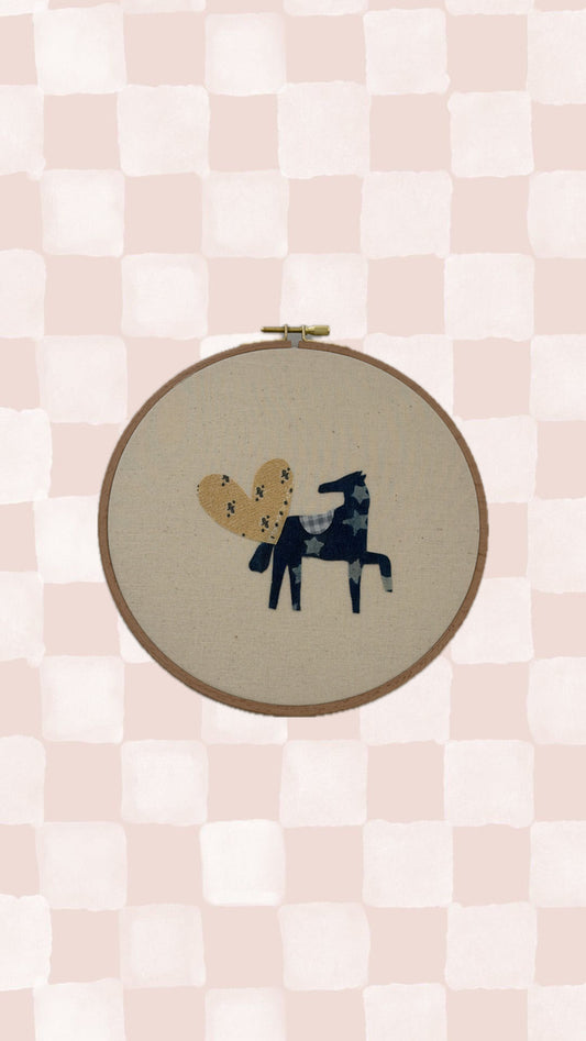 patchwork pieces - paardje