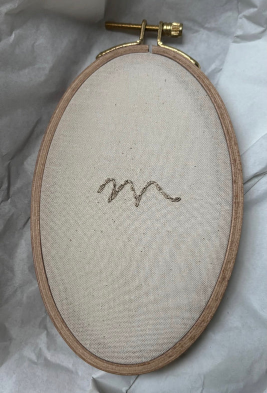 monogram borduurwerkje