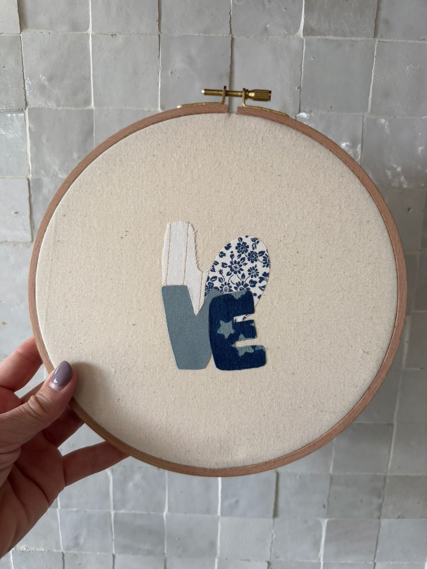 patchwork pieces - love