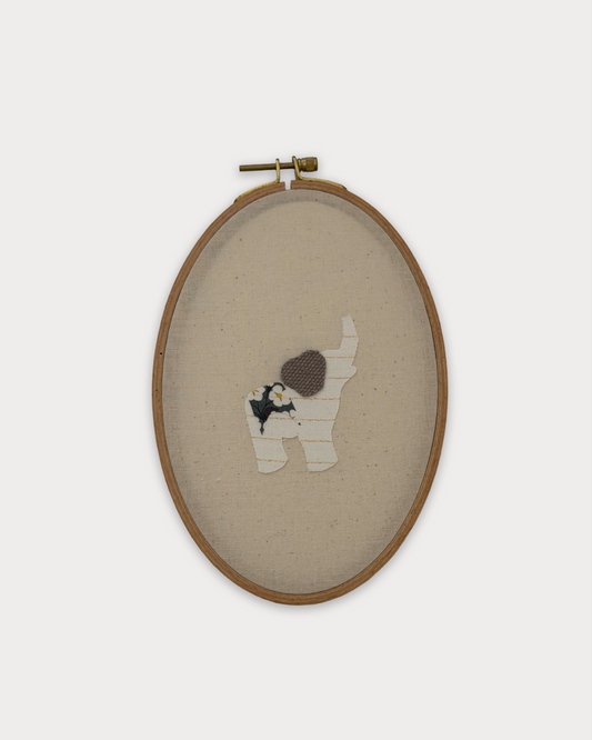 patchwork pieces - olifant ovaal