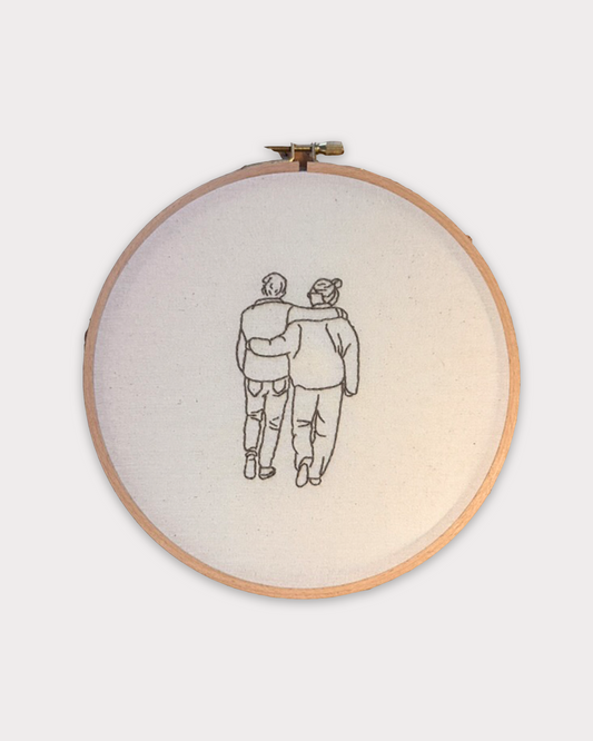 portret borduurwerk - personaliseer!